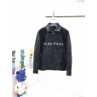 Balenciaga男裝 巴黎世家秋冬最新款機車皮衣 前幅經典繡花  ydi3485