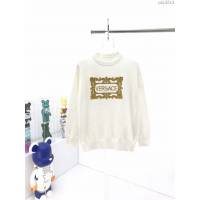 Versace男裝 範思哲20SS秋冬新款刺繡花卉字母針織毛衣  ydi3513