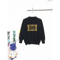 Versace男裝 範思哲20SS秋冬新款刺繡花卉字母針織毛衣  ydi3514