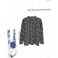 Balenciaga男裝 巴黎世家2020秋冬官網新款提花彈幕圓領毛衣  ydi3524