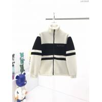 Balenciaga男裝 巴黎世家2020秋冬新款黑白拼色絨外套 男女同款  ydi3553