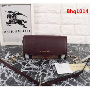 BURBERRY巴寶莉 博柏利Horseferry 格紋拼皮革錢夾 小型手袋 2531  Bhq1014