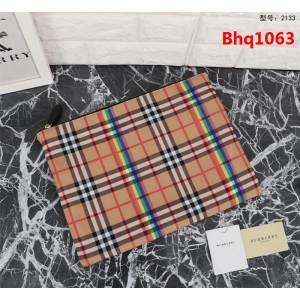 BURBERRY巴寶莉 棉質帆布購物袋 vitage復古格紋 款號2133  Bhq1063