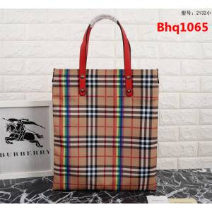 BURBERRY巴寶莉 小號棉質帆布購物袋 vitage復古格紋 款號2131  Bhq1065
