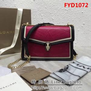 BVLGARI寶格麗 2018專櫃新型蛇頭包 蛇形繡線限定款 Serpenti Forever系列 286628 FYD1072