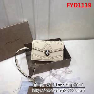 BVLGARI寶格麗 專櫃新款Serpenti Forever 翻蓋包蛇頭包 28017 FYD1119