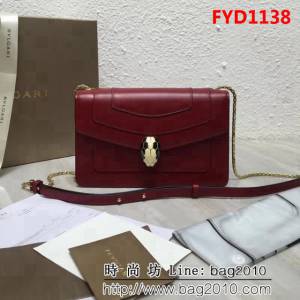 BVLGARI寶格麗 進口牛皮系列 時尚百搭 單肩斜挎包 39174 FYD1138