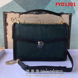 BVLGARI寶格麗 2018專櫃新型蛇頭包 蛇形繡線限定款 Bvlgari Serpenti Forever系列 286632 FYD1301
