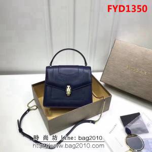 BVLGARI寶格麗 專櫃新款 蛇頭扣環 三層琺瑯蛇頭包 可手提肩背斜挎 B38329 FYD1350