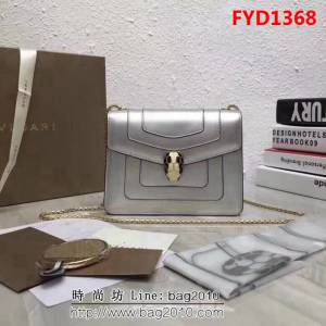 BVLGARI寶格麗 漆皮系列 小號 時尚 鏈條單肩斜挎包 34559 FYD1368