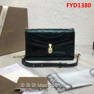 BVLGARI寶格麗 漆皮系列 時尚百搭 單層單鏈 單肩斜挎包 39174 FYD1380