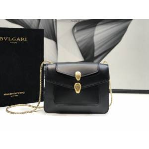Bvlgari女包 寶格麗新品系列鏈條小包 B288741 膠囊系列 雙蛇首搭扣 Bvlgari2020新款女包  fyd1537
