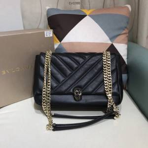 Bvlgari女包 寶格麗2020新款 幾何形狀牛皮鏈條單肩斜挎女包 古力娜紮同款 287993  fyd1568