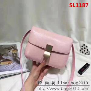 CELINE賽琳原單 牛皮鱷魚紋豆腐包 801268 SL1187