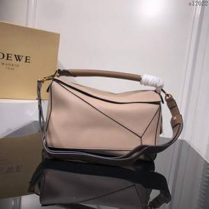 LOEWE女包 0153 專櫃同步 荔枝紋牛皮 羅意威單肩包 女手提包 明星同款  sl2022