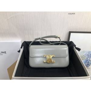 Celine專櫃2022新款Triomphe Shoulder Bag 194143 賽琳最新款凱旋門腋下包 sldj2415