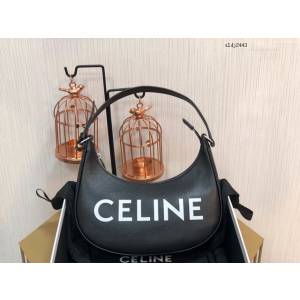 Celine專櫃2022新款印花AVA柔軟牛皮革手袋 賽琳AVA腋下包肩背手提女包 sldj2443