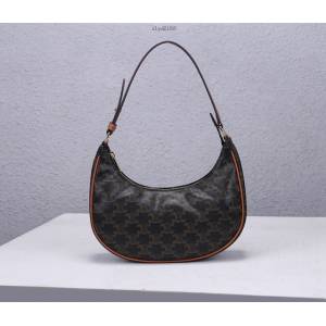 Celine女包 賽琳新品腋下包 Celine老花凱旋門扣 肩背女包 193953  slyd2168