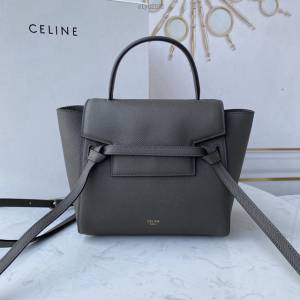 Celine女包 賽琳經典款中號女包 Celine belt bag 掌紋牛皮鯰魚包 189153  slyd2192