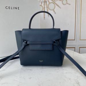 Celine女包 賽琳經典款中號女包 Celine belt bag 掌紋牛皮鯰魚包 189153  slyd2198