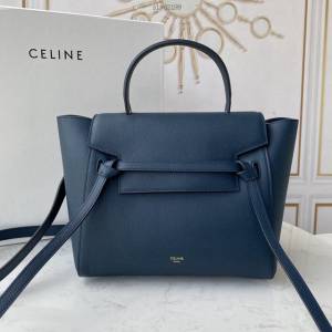 Celine女包 賽琳經典款大號女包 Celine belt bag 掌紋牛皮鯰魚包 189103  slyd2199