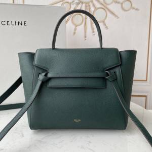 Celine女包 賽琳經典款大號女包 Celine belt bag 掌紋牛皮鯰魚包 189103  slyd2205