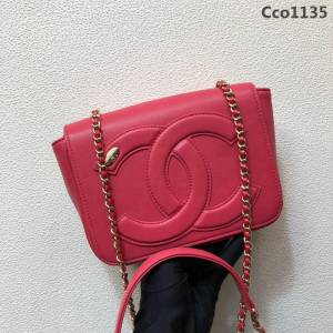 CHANEL香奈兒 独家背景实拍 Chane1 OHANEL 2019最新款口盖包 进口小羊皮 内里搭配牛仔布 可单肩可斜挎  Cco1135