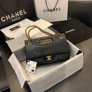 Chanel女包 AS1466 Chanel鏈條女包 香奈兒2020早春秋款翻蓋鏈條包 可手提可單肩可斜挎  djc3922