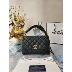Chanel女包 香奈兒專櫃最新款羊皮金屬鏈條裝飾把柄女包 Chanel手拎斜挎鏈條包 AS2044  djc4141