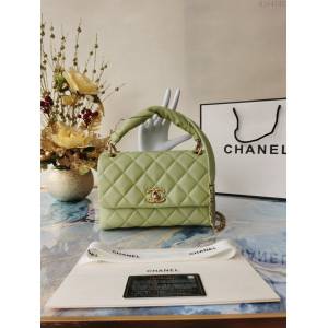 Chanel女包 香奈兒專櫃最新款羊皮金屬鏈條裝飾把柄女包 Chanel手拎斜挎鏈條包 AS2044  djc4142