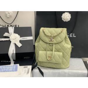 Chanel女包 香奈兒專櫃最新款球紋魚子醬牛皮後背包 Chanel雙肩背包 AS1371  djc4200