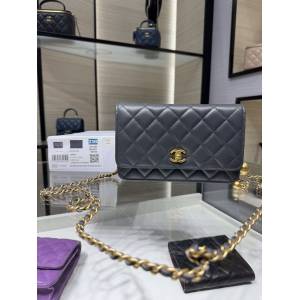Chanel專櫃新款鏈條女包 香奈兒Woc金屬球單肩背腋下包 AP1450Y djc5558