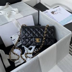 Chanel專櫃經典款鏈條女包 香奈兒1116CF原單品質牛皮球紋菱格斜挎包 djc5881