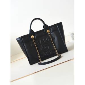 Chanel專櫃23B最新沙灘包女包 香奈兒logo沙灘包手提購物袋AS3257 djc6219