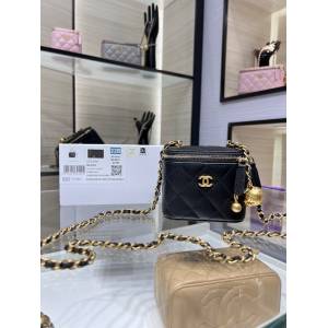 Chanel專櫃新款羊皮鏈條小金球女包 香奈兒22C新品新色小盒子AP1447Y djc6375