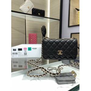 Chanel專櫃新款Woc鏈條女包 香奈兒trendy小羊皮翻蓋開合單肩斜挎包 A84456Y djc6395
