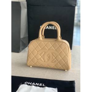 Chanel專櫃新款希望爾頓手提包 香奈兒顆粒小球紋系列手袋AS3034 djc6533
