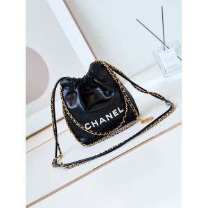 Chanel香奈兒23SAS3980專櫃新款鏈條女包 香奈兒mini22bag經典迷你版休閒時尚肩背包 djc6555