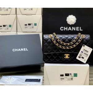 Chanel專櫃全新至尊版本CF鏈條斜挎女包 香奈兒純原廠CF25中號經典款 djc6699