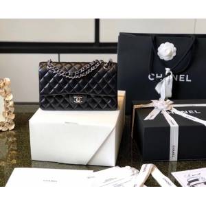 Chanel專櫃全新至尊版本CF鏈條斜挎女包 香奈兒經典原廠皮手袋中號口蓋包 djc6703