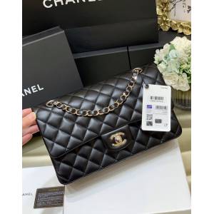Chanel專櫃全新至尊版本CF鏈條斜挎女包 香奈兒A01112經典原廠皮手袋中號口蓋包 djc6797