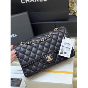 Chanel專櫃全新至尊版本CF鏈條斜挎女包 香奈兒A01112經典原廠皮手袋中號口蓋包 djc6799