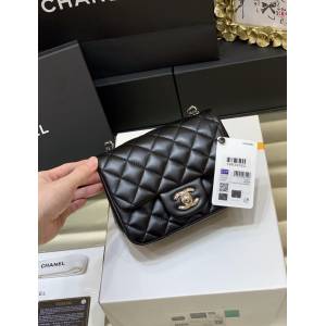 Chanel專櫃新款鏈條女包 香奈兒純原廠CF方胖子經典款肩背包 djc6935
