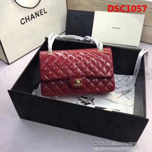 香奈兒CHANEL 升級版A1112小羊皮金銀鏈條單肩斜挎包 DSC1057