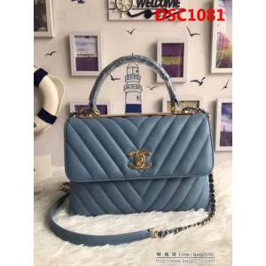 香奈兒CHANEL 92236 V格2018秋冬小羊皮手提肩背斜背鏈條包 DSC1081