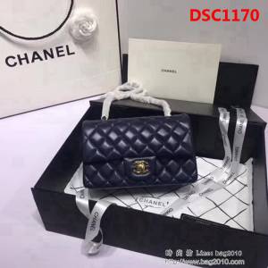 香奈兒CHANEL 升級版A1116進口小羊皮全新經典金銀鏈條肩背斜挎包 DSC1170