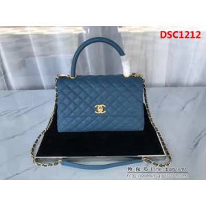 香奈兒CHANEL小號Chanel Coco handle全新頂級翻蓋單肩鏈條手柄包DSC1212