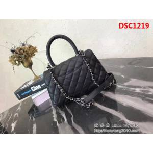 香奈兒CHANEL小號Chanel Coco handle全新頂級翻蓋單肩鏈條手柄包DSC1219