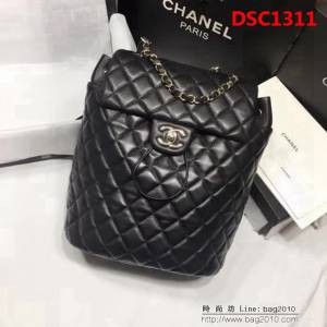 香奈兒CHANEL 中號91121Backpack全羊皮製作雙肩背包 DSC1311