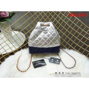 香奈兒CHANELChane Gabrielle2018新款雙肩背囊款流浪背包 DSC1353